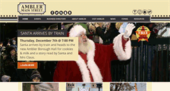 Desktop Screenshot of amblermainstreet.org
